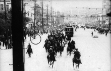 RNWMP charge on Bloody Saturday - Winnipeg - 21 June 1919